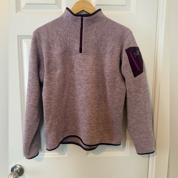 Arc’Teryx Women’s Fleece Pullover Size Medium Purple - Picture 1 of 9